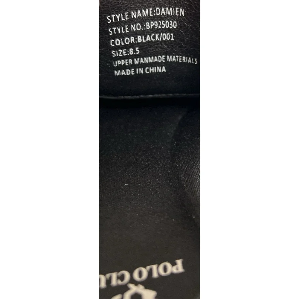 Beverly Hills Polo Club Men's Black Dress Shoes Damien New With Box Size 11